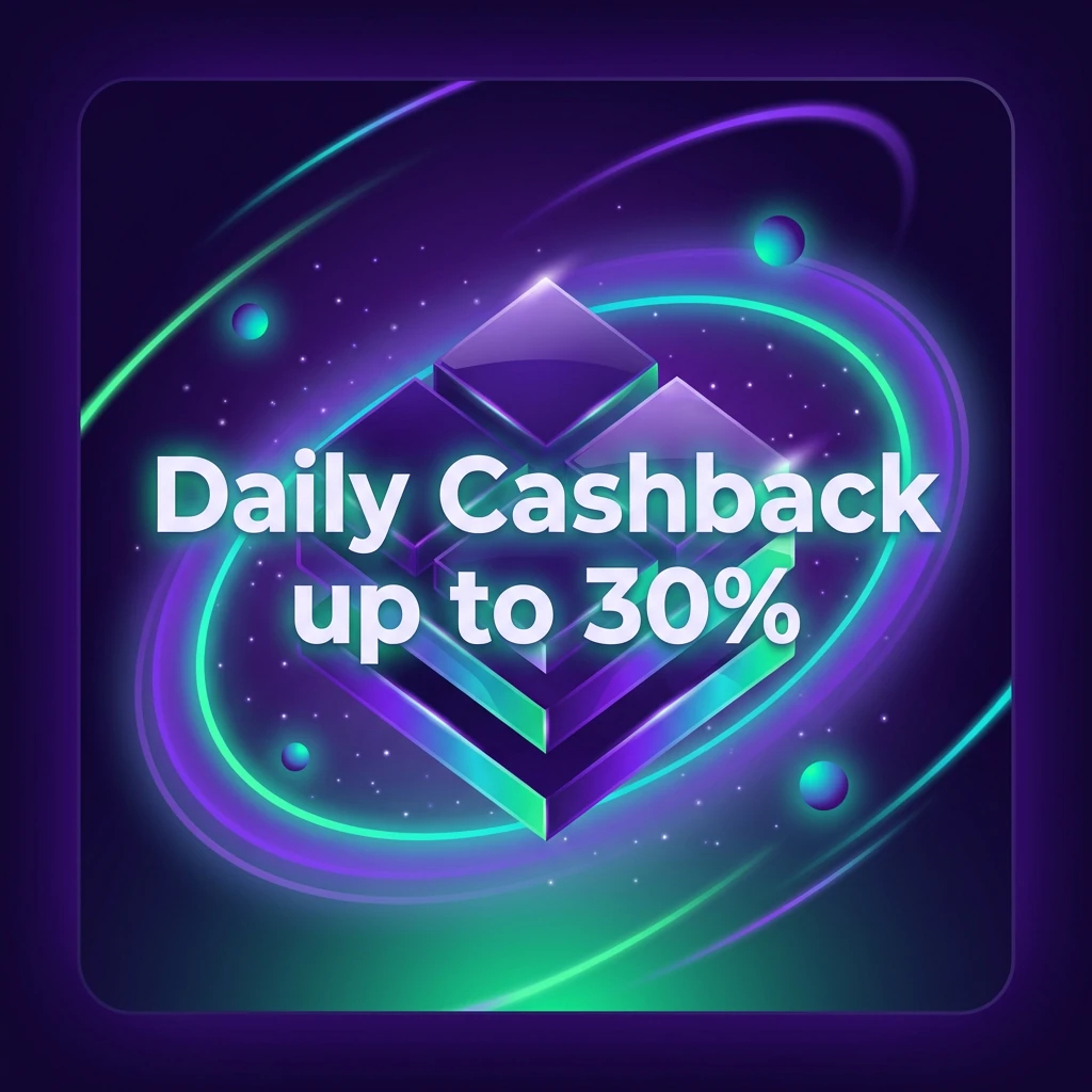 Daily Cashback up to 30%